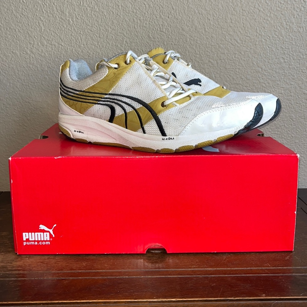 Puma White, Gold, Black & Gray Complete Concinnity